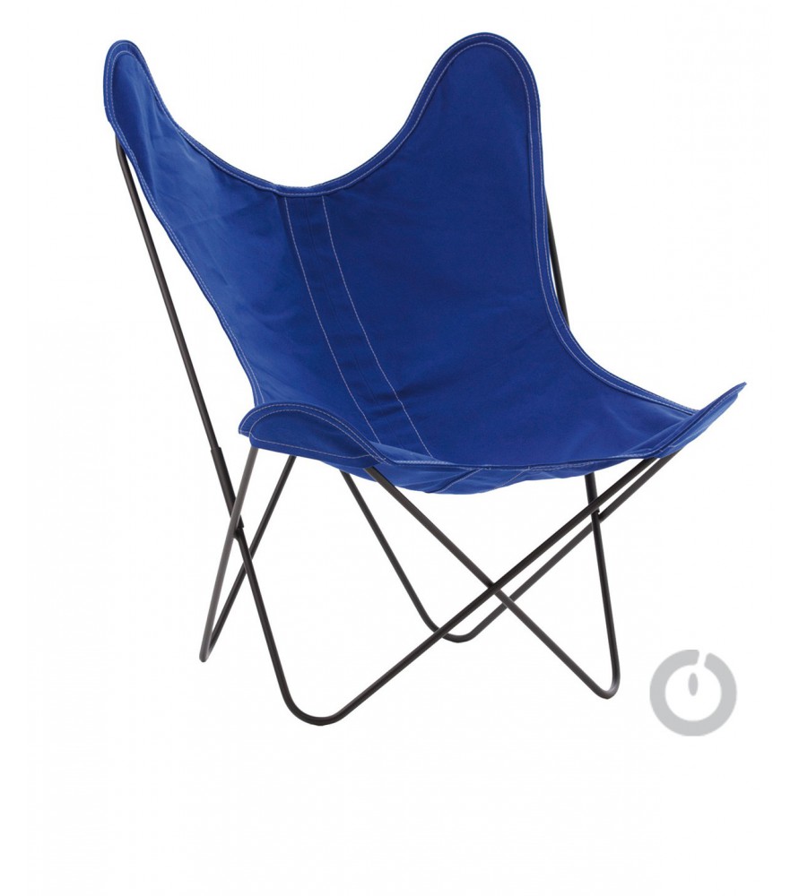 fauteuil aa en coton outremer