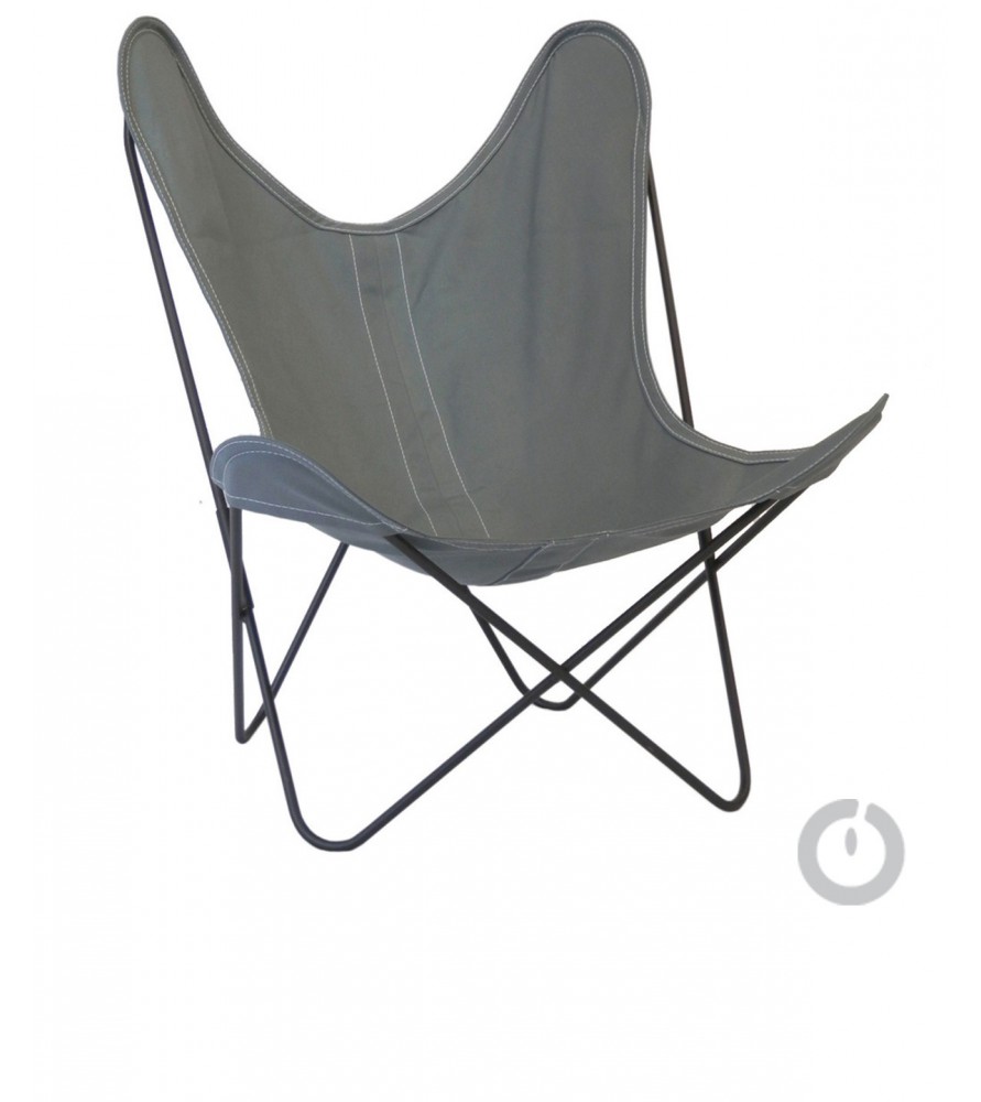 fauteuil aa en coton gris souris fauteuil aa en coton gris souris