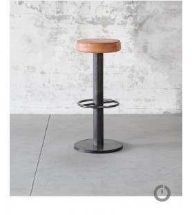 Tabouret de bar cuir loop