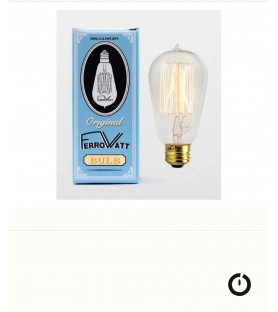 Ampoule Ferrowatt Bulb original filament incandescent (E27)