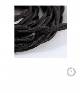 cable textile electrique tresse